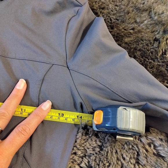 Adidas by Stella McCartney 1/4 Zip Pullover Hoodie in Charcoal XS Activewear - Picture 5 of 8